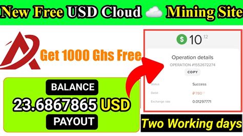 cloud mining free 1000 ghs|Free Cloud Mining .